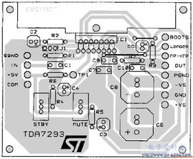 100w dmos音頻放大器tda7293電路設(shè)計(jì)與分析